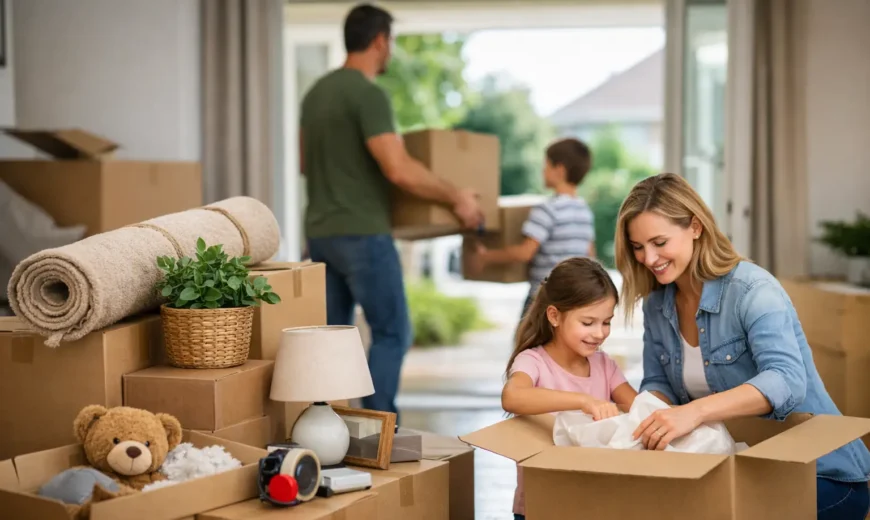 A Family House Move Packing Example That Works