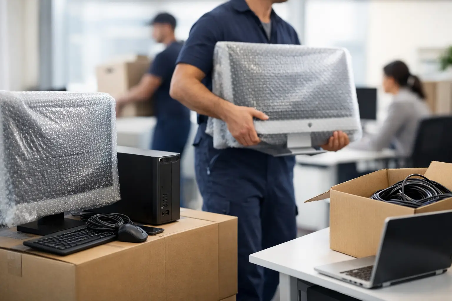 How to Move Office Computers Without Downtime
