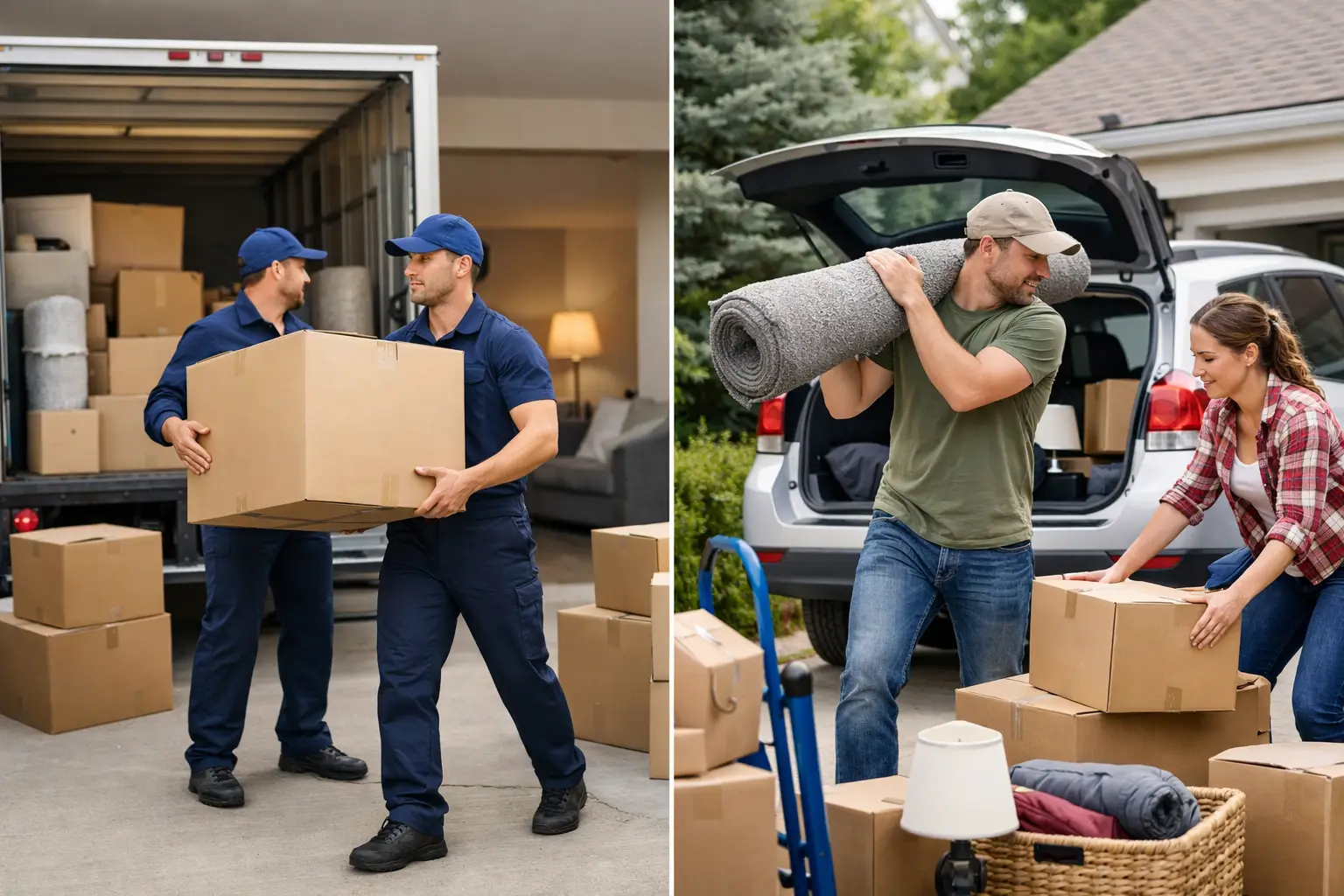 Professional Movers Versus DIY Moving Compared