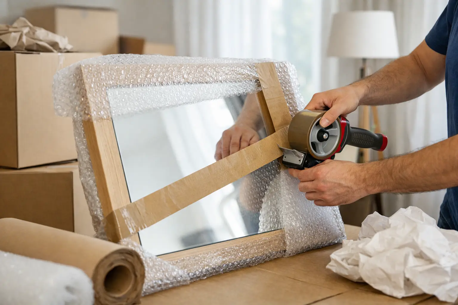 How to Pack Mirrors Safely for Moving Day
